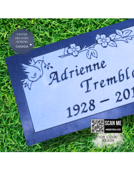 Flat Granite Marker #036